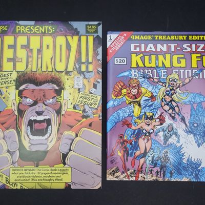 Sale Photo Thumbnail #377: I03944 | Two Oversized Specialty Comic Books