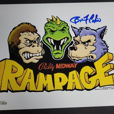Sale Photo Thumbnail #83: I04344 | Signed Brian Colin Rampage Art Print Beckett