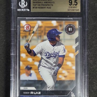 Sale Photo Thumbnail #605: I04472 | Bowman Next Keibert Ruiz BGS 9.5
