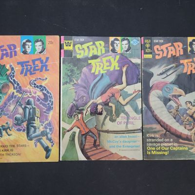 Sale Photo Thumbnail #413: I03990 | Trio of Vintage Star Trek Comics
