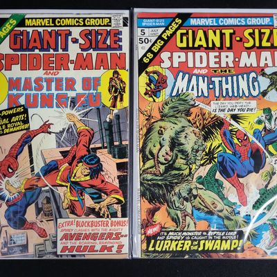 Sale Photo Thumbnail #323: I04801 | Two Marvel Giant-Size Spider-Man Comics