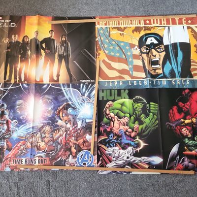 Sale Photo Thumbnail #924: I04606 | Four Marvel Promotional Posters