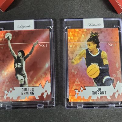 Sale Photo Thumbnail #482: I04475 | Two Keepsake Edition Basketball Cards