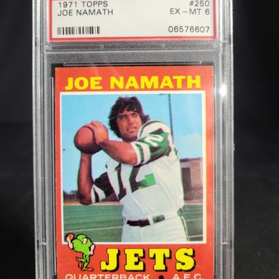 Sale Photo Thumbnail #463: I04130 | 1971 Topps Joe Namath PSA 6