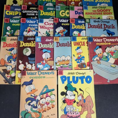 Sale Photo Thumbnail #206: I04625 | Twenty-Two Vintage Walt Disney Comics