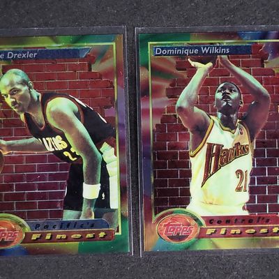 Sale Photo Thumbnail #564: I04289 | A Pair of Topps Finest Basketball Cards