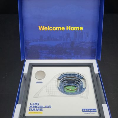 Sale Photo Thumbnail #773: I04706 | Rams SoFi Stadium Inaugural Gift Box