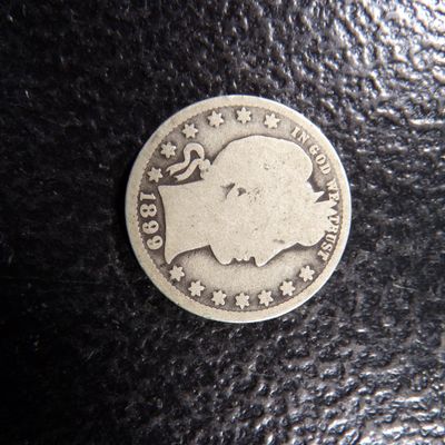 1899-O BARBER SILVER QUARTER