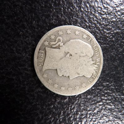 1895-S BARBER SILVER HALF DOLLAR