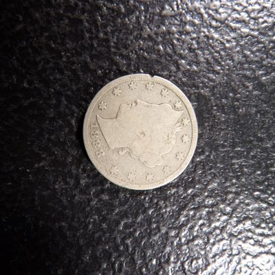1888 LIBERTY HEAD V NICKEL