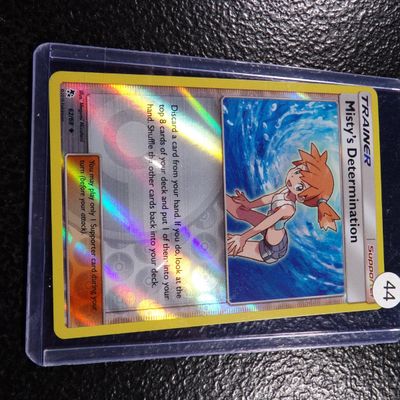MISTY'S DETERMINATION POKEMON CARD