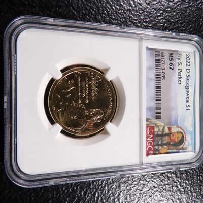 2022-D NGC MS67 ELY S PARKER SACAGAWEA DOLLAR