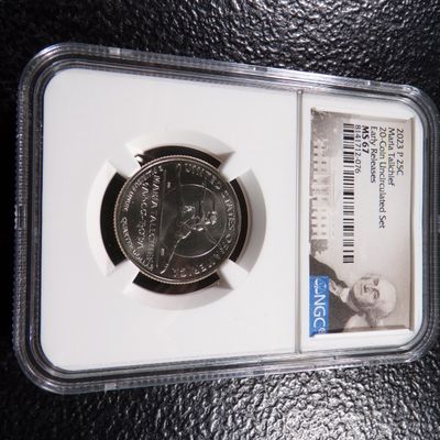 2023-P NGC MS67 MARIA TALLCHIEF EARLY RELEASES QUARTER