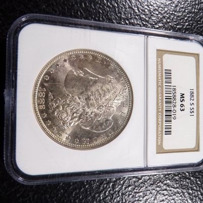 1882-S NGC MS63 MORGAN SILVER DOLLAR