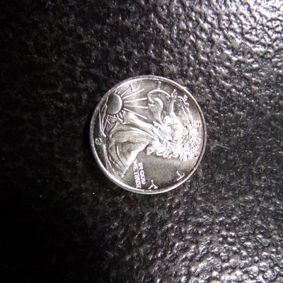 1/10TH OUNCE .999 FINE SILVER WALKING LIBERTY DESIGN SILVER