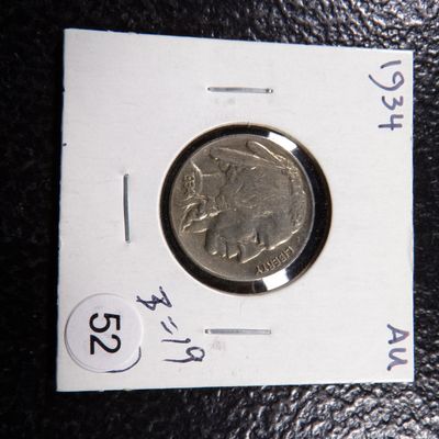 1934 INDIAN HEAD BUFFALO NICKEL