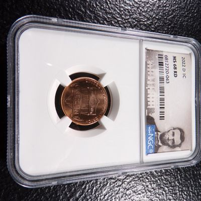 2022-D NGC MS68RD LINCOLN SHIELD CENT