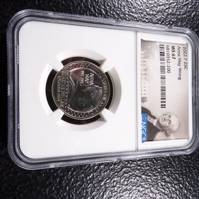 2022-P NGC MS67 ANNA MAY WONG QUARTER