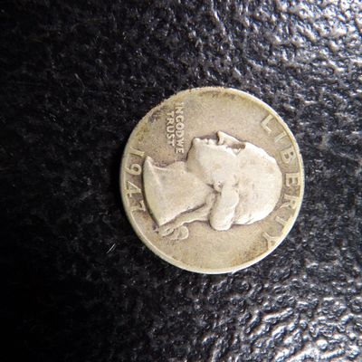 1947-D WASHINGTON SILVER QUARTER