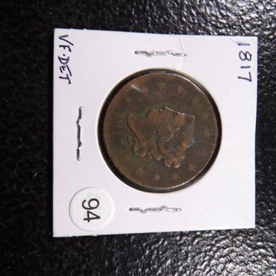 1817 CORONET HEAD LARGE CENT
