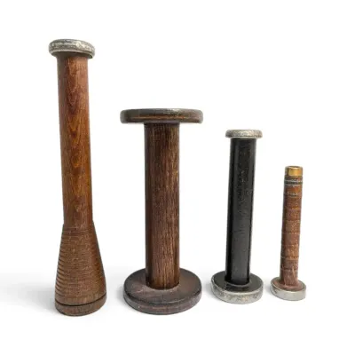 Large Wooden Bobbin Spools