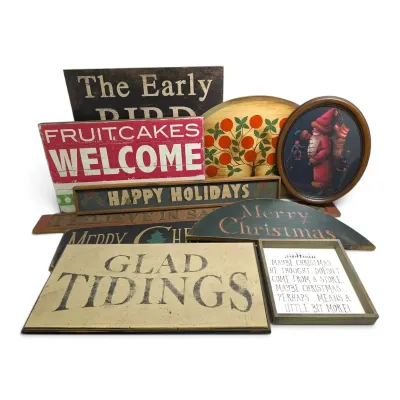 Wooden Christmas Signs