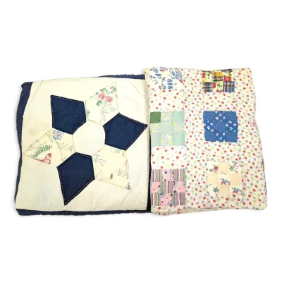 Hand-Stitched Nine Patch & Star Quilts 