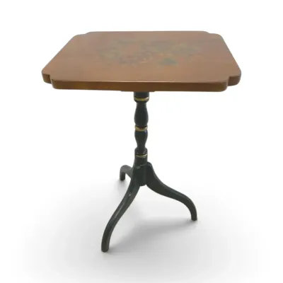 Hitchcock Small Wooden Side Table