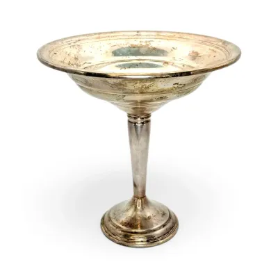 AMC Weighted Sterling Silver Pedestal Compote (178g)