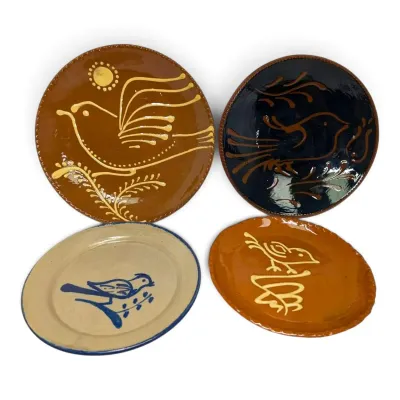 Terracotta & More Bird Plates