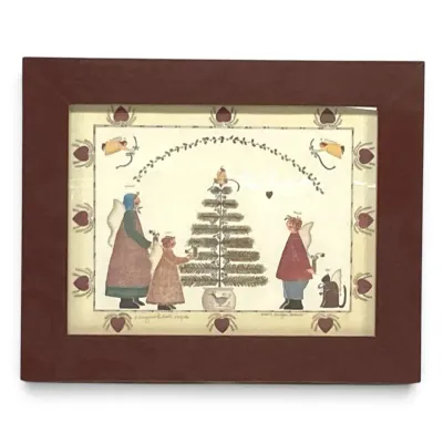 Christmas Folk Art Print - Signed & Numbered