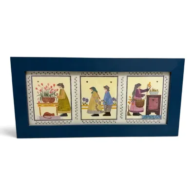 Barbara Bourgeau-Richards Folk Art Print (11” x 23”)