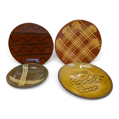 Geometric Terracotta Plates By Hamelin & More