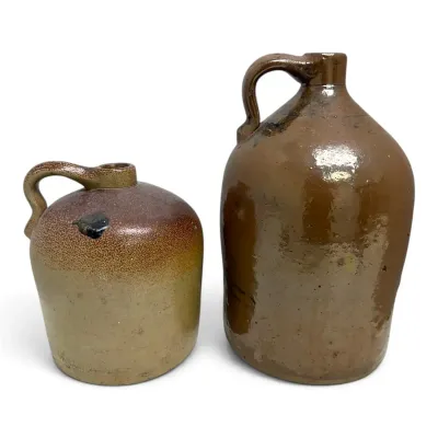 Rustic Painted Ceramic Pots 