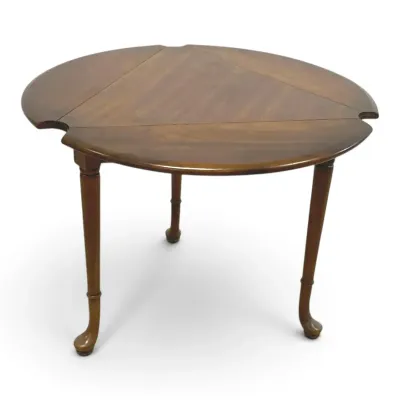 Oxford Round/Triangular Drop Leaf Cherry Side Table