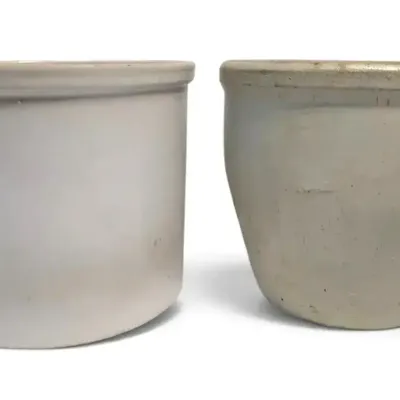 Two Stoneware Crocks 