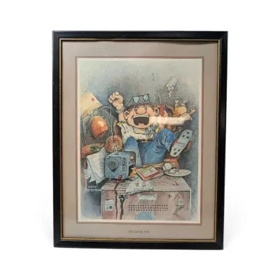 Gary Patterson's "The Super Fan" Framed Print 