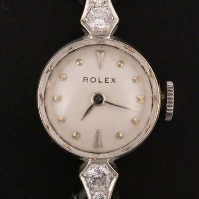 Sale Photo Thumbnail #21: 18K White Gold & Diamonds Ladies Rolex Watch