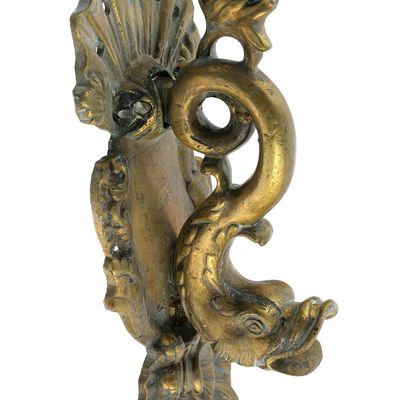 Sale Photo Thumbnail #123: Large Bronze Dolphin Door Knocker