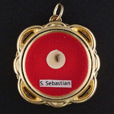 Sale Photo Thumbnail #255: St. Sebastian Reliquary Theca
