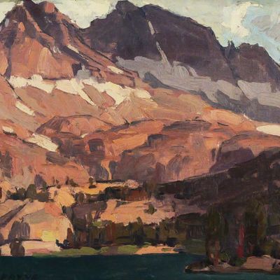 Sale Photo Thumbnail #40: EDGAR PAYNE Landscape Painting