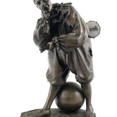 Sale Photo Thumbnail #104: Victor Emanuel Boucneau "Pierrot" Bronze