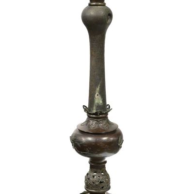 Sale Photo Thumbnail #188: Japanese Meiji Bronze Incense Burner