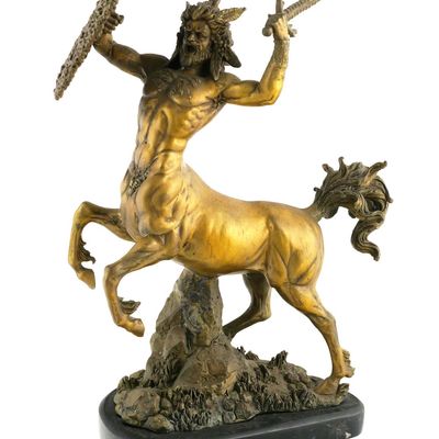 Sale Photo Thumbnail #262: Bronze Centaur Warrior Sculpture