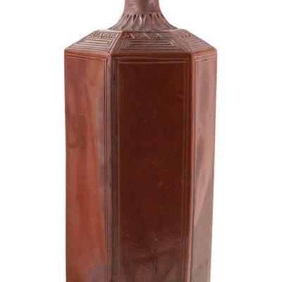 Sale Photo Thumbnail #178: Antique Japanese Bizen Ware Sake Bottle
