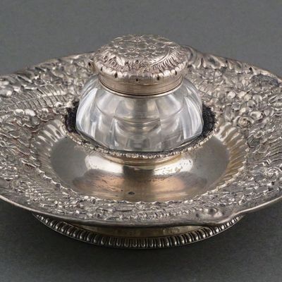 Sale Photo Thumbnail #43: Tiffany & Co Sterling Silver Inkwell