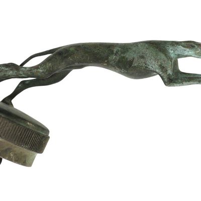 Sale Photo Thumbnail #194: Antique Greyhound Radiator Cap Hood Ornament
