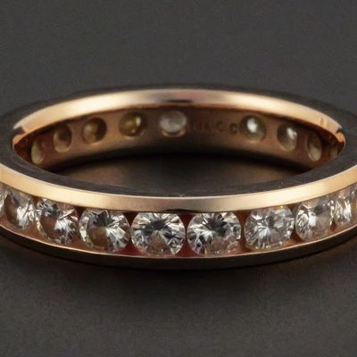 Sale Photo Thumbnail #137: 14K Rose Gold 2.00 CTW Moissanite Eternity Ring