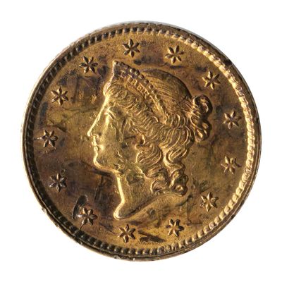 Sale Photo Thumbnail #33: 1853 Liberty Head $1 Gold Coin