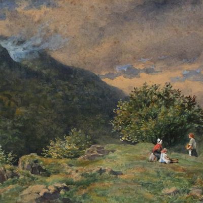 Sale Photo Thumbnail #251: DONALD RSA Pastoral Landscape